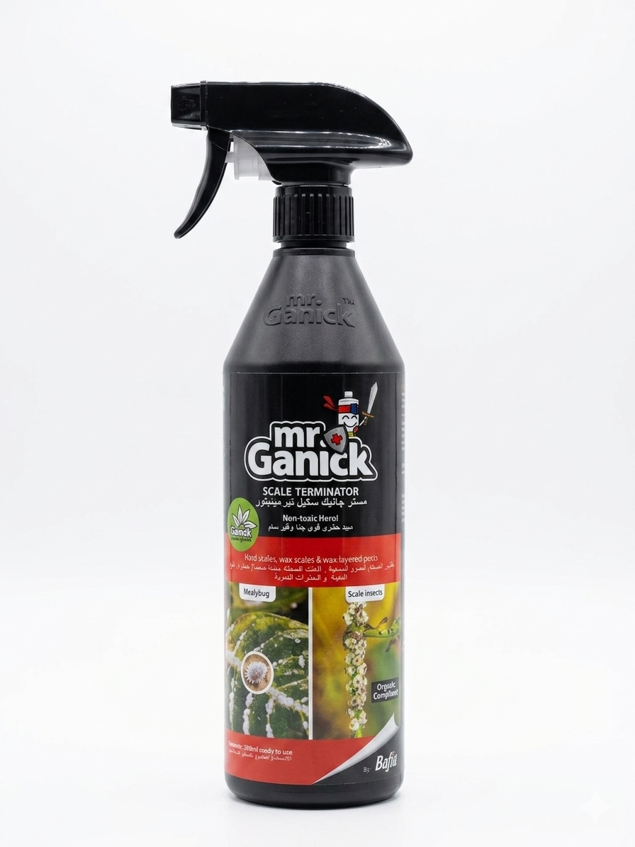 MR. GANICK SCALE TERMINATOR 500 ML, COSMETIC GRADE MINERAL OIL | CONTROLS HARD SCALES, WAX SCALES & MEALYBUGS